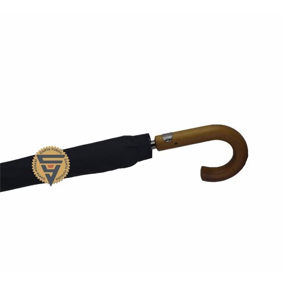 Snotline Lüx 16 Telli Protokol Vale Baston Şemsiye Siyah 41G 105 Cm Cap - fotoğraf 3