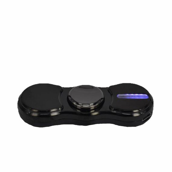 Stres Çarklı Işıklı Usb Şarjlı Tesla Çakmak Füme - fotoğraf 5