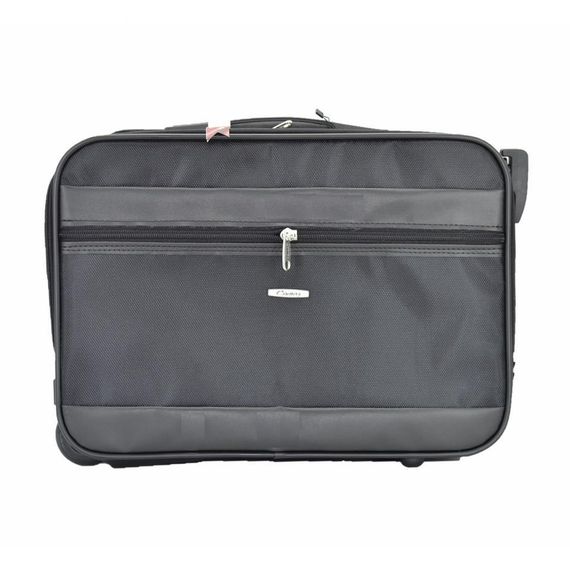 Çekçekli Kabin Boy Seyahat ve Business Çanta  42 Cm Siyah  - photo 2