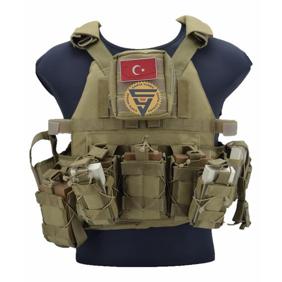 Special Cordura Hücum Yeleği Bej - صورة 1