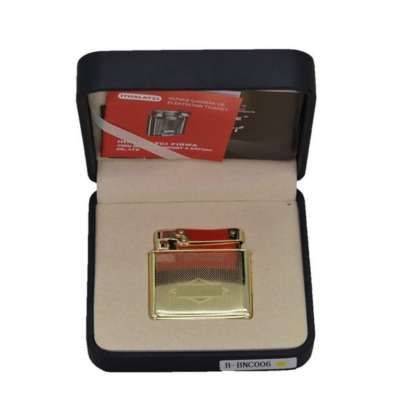 Promise Gasoline Lighter Mukhtar Lighter Gold Color - photo 2