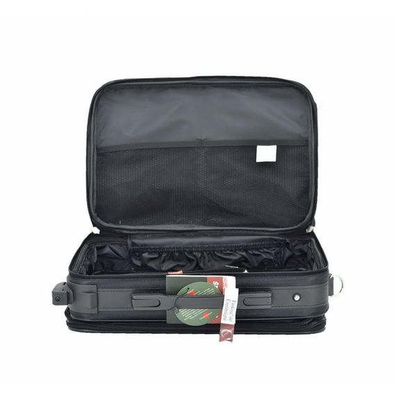 Çekçekli Kabin Boy Seyahat ve Business Çanta  42 Cm Siyah  - photo 5