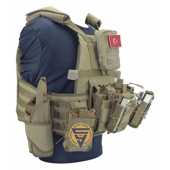 Special Cordura Hücum Yeleği Bej - صورة 2