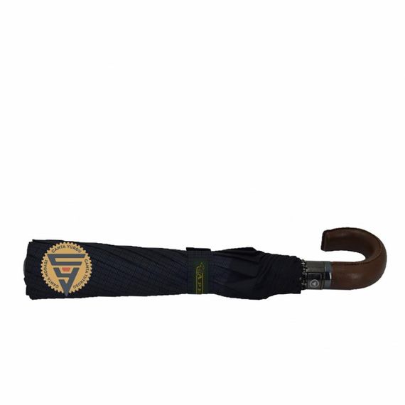 April A-228G Elite Short Leather Walking Stick Handle 10 String Umbrella Brown Handle - photo 3