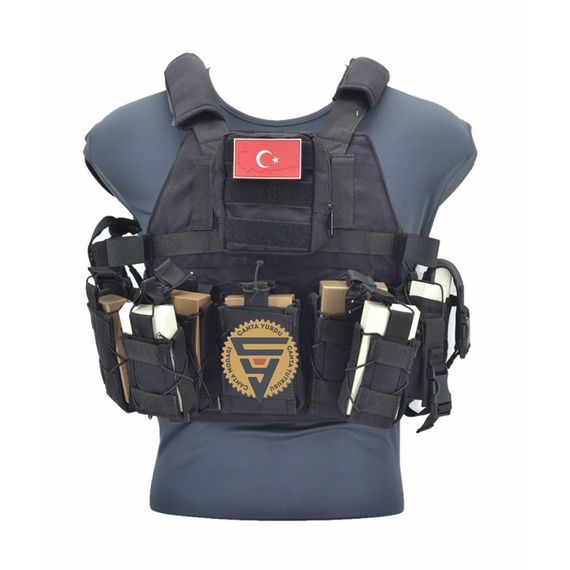 Special Cordura Hücum Yeleği Siyah - صورة 1