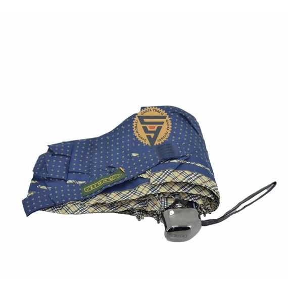 April A-203L Kadın Şemsiye Micro Mini Puantiyeli Lacivert - fotoğraf 5