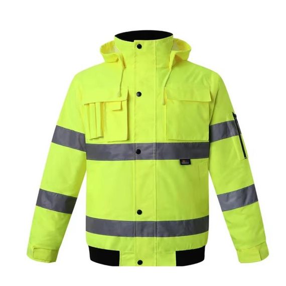 Kolları Çıkabilir 300D Oxford Reflektörlü Pilot Mont Sarı - фото 1