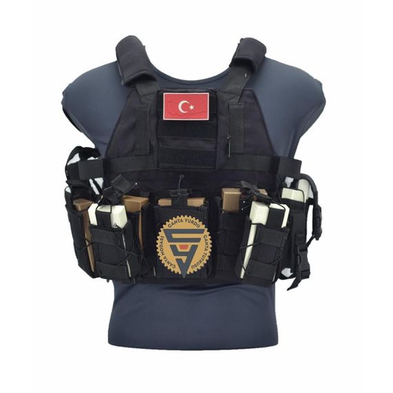 Special Cordura Hücum Yeleği Siyah - صورة 2