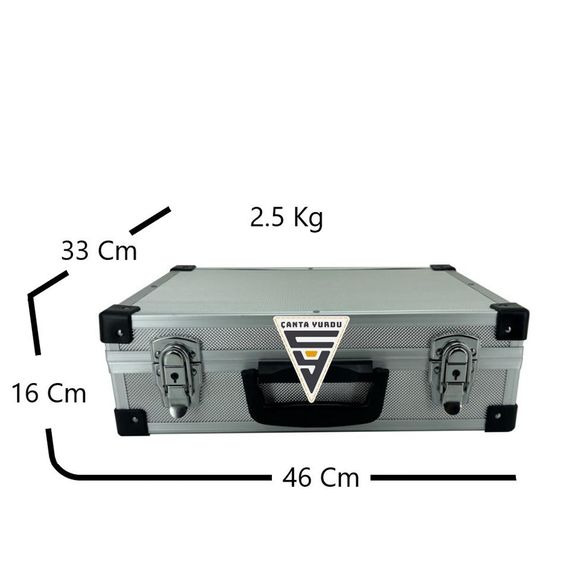Alüminyum Üçlü Takım Çanta Seti Tkm111 - fotoğraf 2