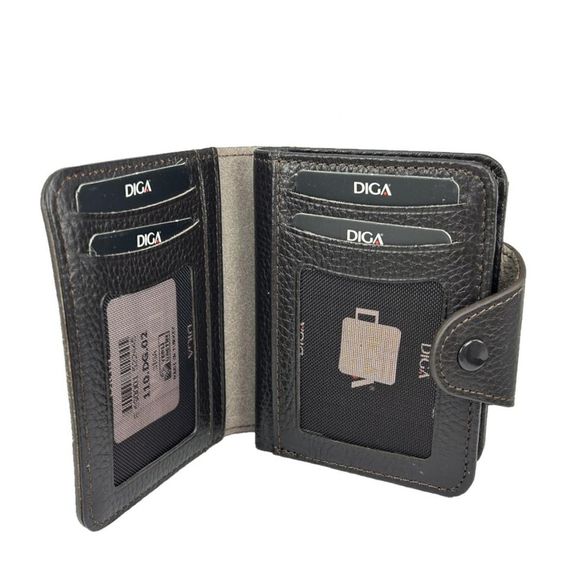 Diga 110 Hakiki Deri Kartlık Cüzdan Kahve - фото 1