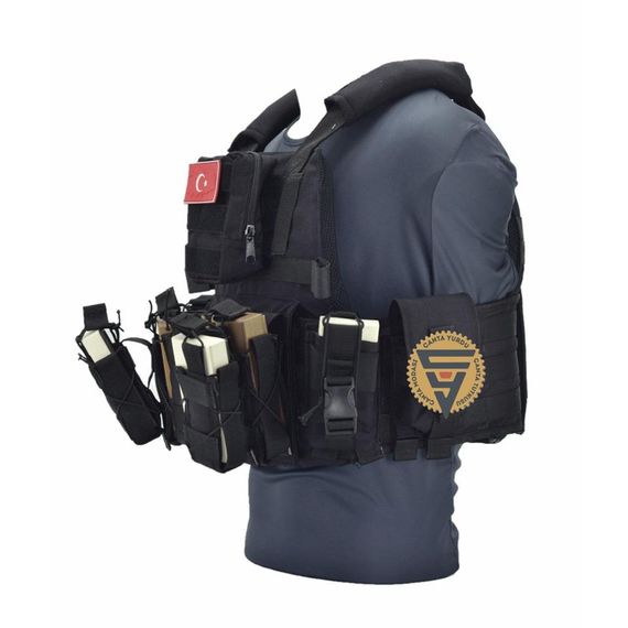 Special Cordura Hücum Yeleği Siyah - صورة 3