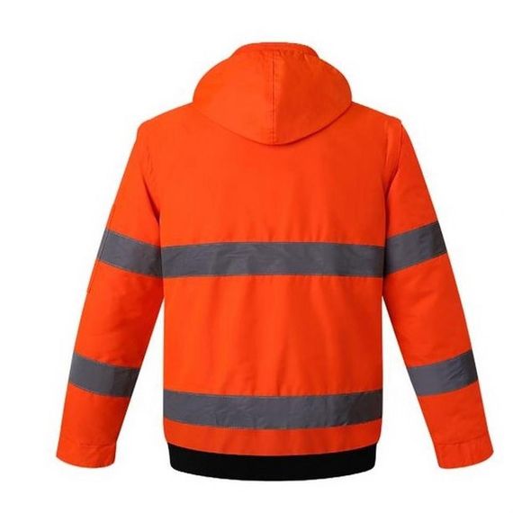 Kolları Çıkabilir 300D Oxford Reflektörlü Pilot Mont Turuncu - صورة 5