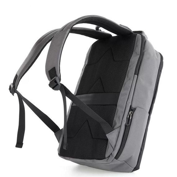 Рюкзак ЧЧС 51395 чорний, 2 основних відділення, 3 відкритих кишені, USB-підключення, polyester, 22x42x10 см - фото 5