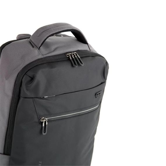 Рюкзак ЧЧС 51395 чорний, 2 основних відділення, 3 відкритих кишені, USB-підключення, polyester, 22x42x10 см - фото 4