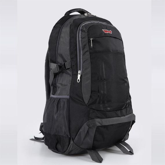 Рюкзак для туристов Young 51506, черный, 65 л, водонепроницаемый, с регулируемыми ремнями, отделением для ноутбука и несколькими карманами - фото 3