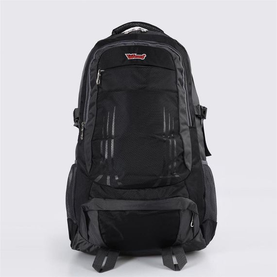 Рюкзак для туристов Young 51506, черный, 65 л, водонепроницаемый, с регулируемыми ремнями, отделением для ноутбука и несколькими карманами - фото 1