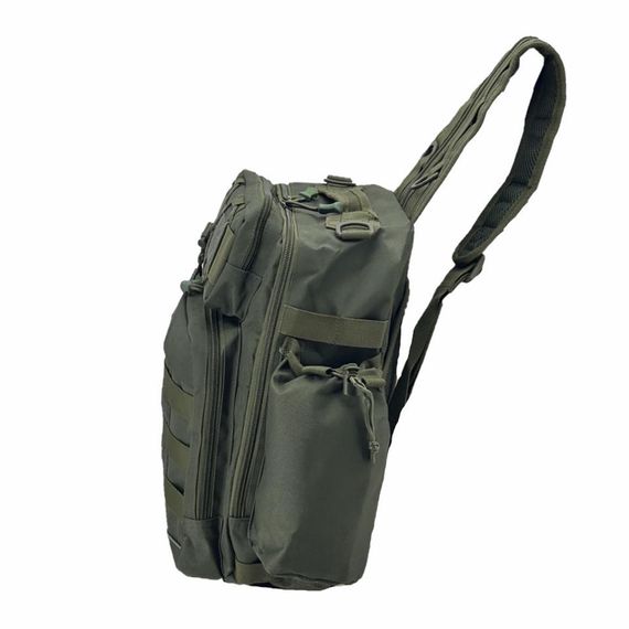 Taktikal TK1005 Bodybag 20 LT Taktic Çapraz Sırt Çantası Haki - صورة 3