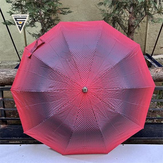 Snotline 02-L Yarasa A10 Kadın Şemsiye Kırmızı - fotoğraf 3