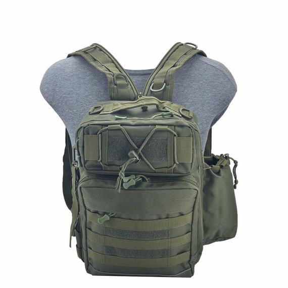Taktikal TK1005 Bodybag 20 LT Taktic Çapraz Sırt Çantası Haki - صورة 5
