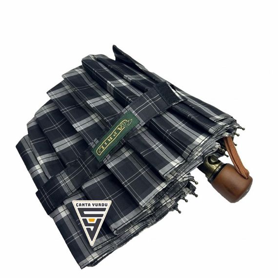 April A238L Otomatik Special Ekose B4 Şemsiye - fotoğraf 1