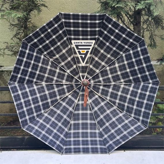 April A238L Otomatik Special Ekose B4 Şemsiye - fotoğraf 5