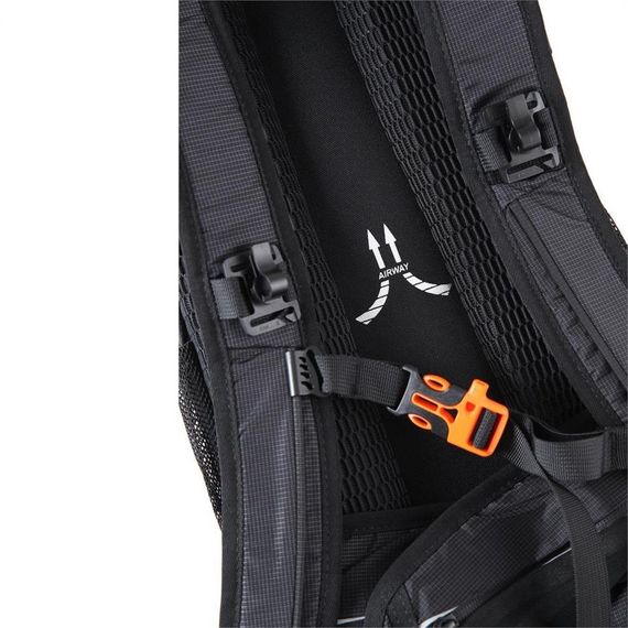 Мини-рюкзак Young 40198 для альпинизма черный с карманами, регулируемыми ремнями и отделениями для планшета и ноутбука. Идеален для активного отдыха - фото 3