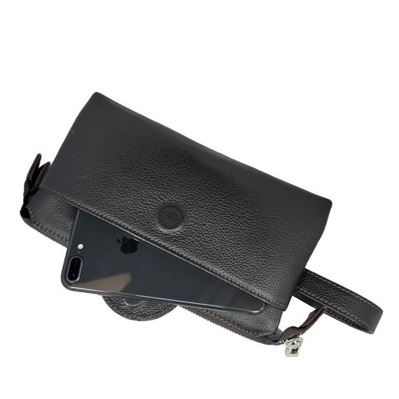 Diga Hakiki Deri 3006 Dopp Kit El Çantası Kahve - photo 3