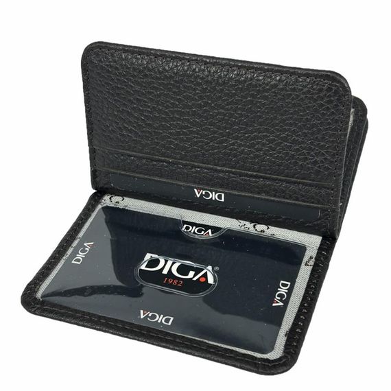 Diga 1169 Hakiki Deri Minimal Kartlık Kahve - fotoğraf 2