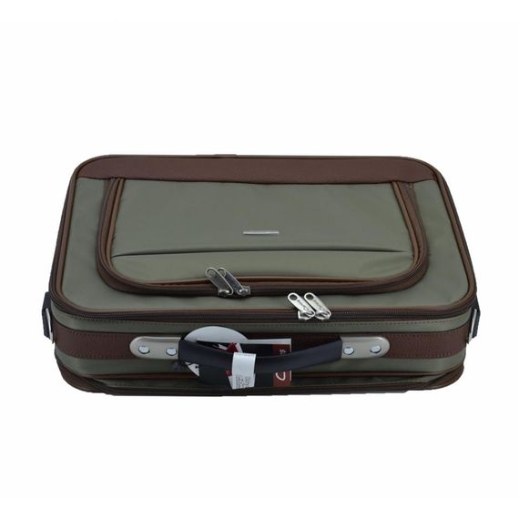 Kasalı Lüx Kabin Boy Evrak ve Business Çanta Yeşil 48 Cm - photo 1