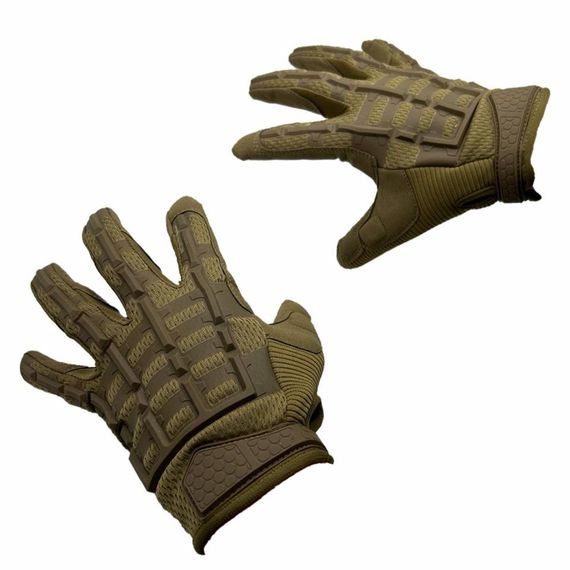 Rubber Expansion Size L CAY232 Tactical Glove Wolf Brown - photo 5
