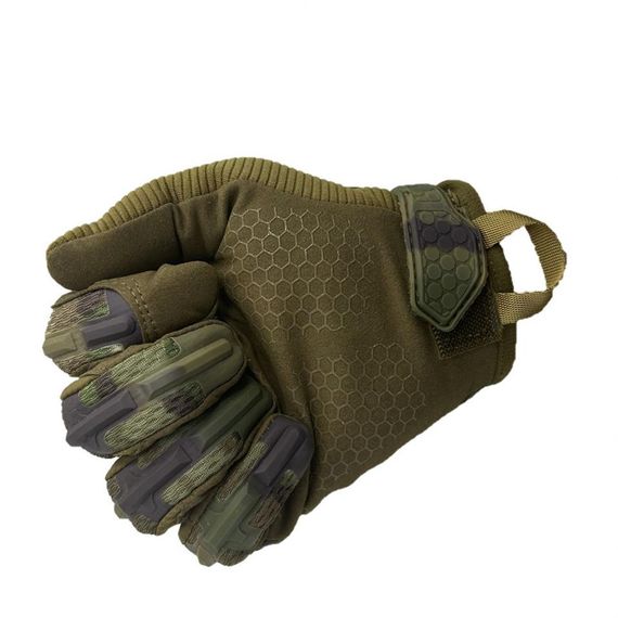 Rubber Split L Size CAY235 Tactical Gloves Camouflage - photo 4