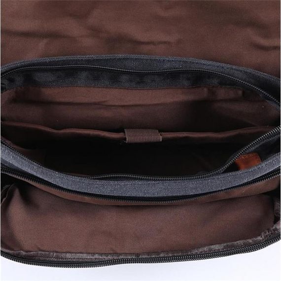 Ççs London 31472 Kanvas Postacı Çanta Siyah - photo 3