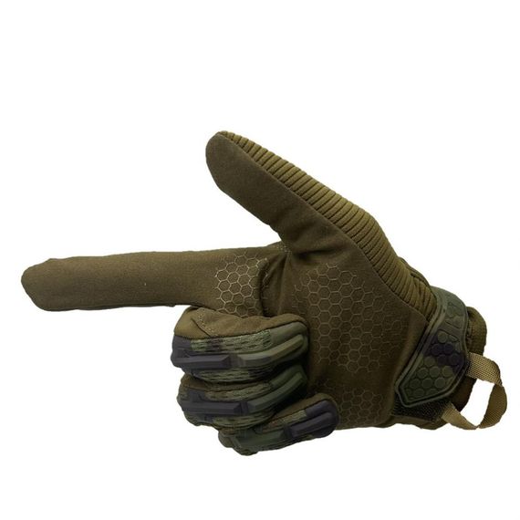 Rubber Split L Size CAY235 Tactical Gloves Camouflage - photo 5