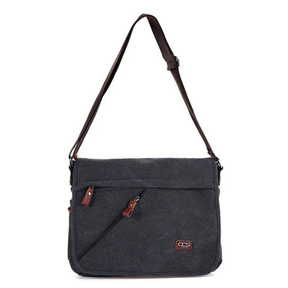 Ççs London 31472 Kanvas Postacı Çanta Siyah - photo 1