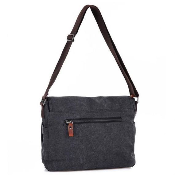 Ççs London 31472 Kanvas Postacı Çanta Siyah - photo 2