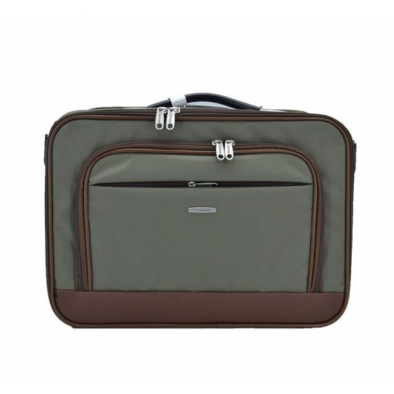 Kasalı Lüx Kabin Boy Evrak ve Business Çanta Yeşil 48 Cm - photo 2