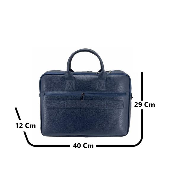 Ççs London 71452 Vegan Deri Laptop Evrak Çantası 15 İnç Lacivert - photo 2