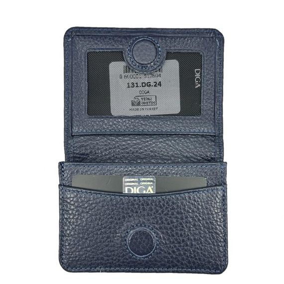 Diga 131 Hakiki Deri Kartlık Cüzdan Lacivert - photo 1