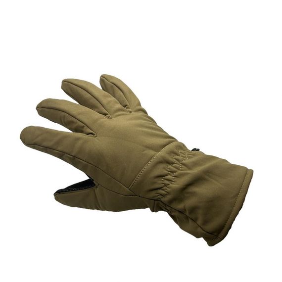 Мотоспортивные перчатки Softshell Cay251 размер L коричневые, водо- и ветрозащитные, дышащие, подходят для активного отдыха и спорта - фото 2