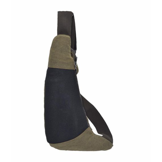 Ccs Kanvas Kumaş Sırt Çantası Body Bag Kahve - fotoğraf 4