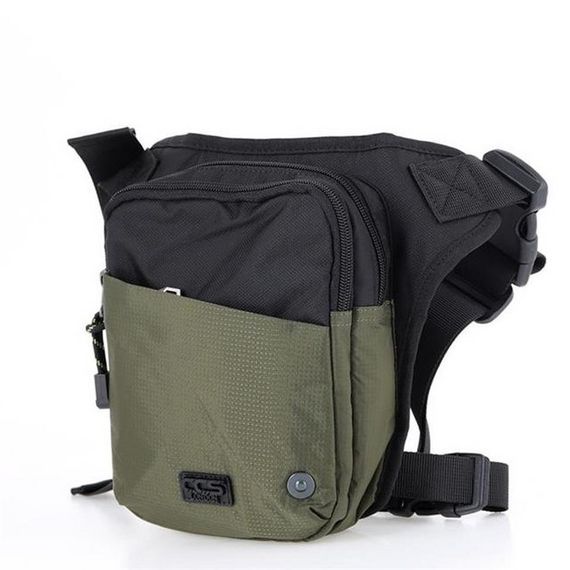 Ççs 31186 Motosiklet Bel Bacak Çanta Yeşil - fotoğraf 3