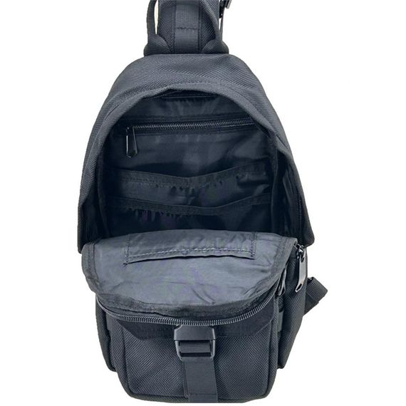 Ççs London 51606 Çapraz Askılı Sırt Çantası Siyah - fotoğraf 4