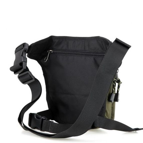 Ççs 31186 Motosiklet Bel Bacak Çanta Yeşil - fotoğraf 4