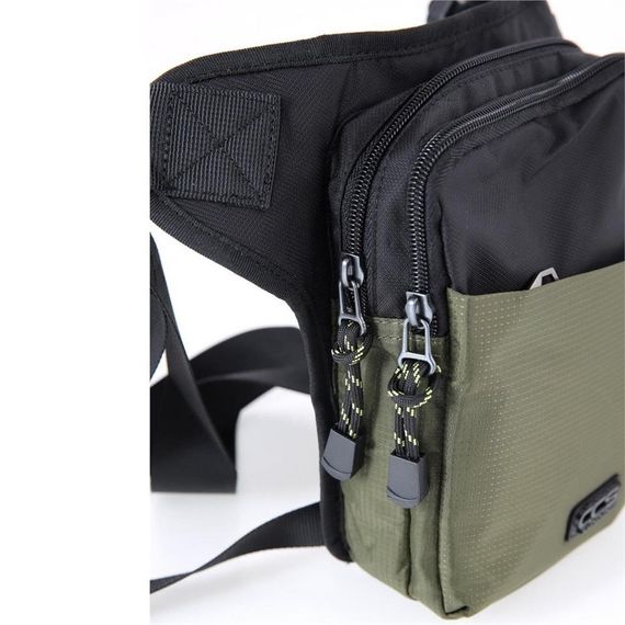 Ççs 31186 Motosiklet Bel Bacak Çanta Yeşil - fotoğraf 5