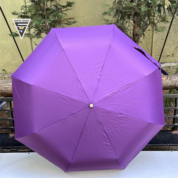 Marlux Özel Tasarım Tam Otomatik Kadın Şemsiye Mor - fotoğraf 4