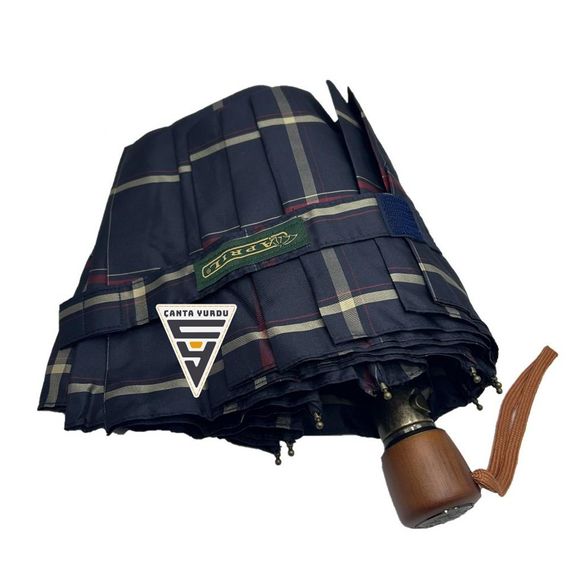 April A238L Otomatik Special Ekose B9 Şemsiye - fotoğraf 1