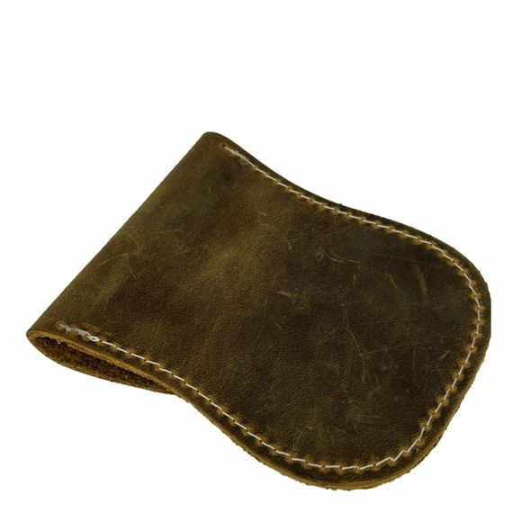 Genuine Leather Key Coin Purse Crazy Brown - photo 5