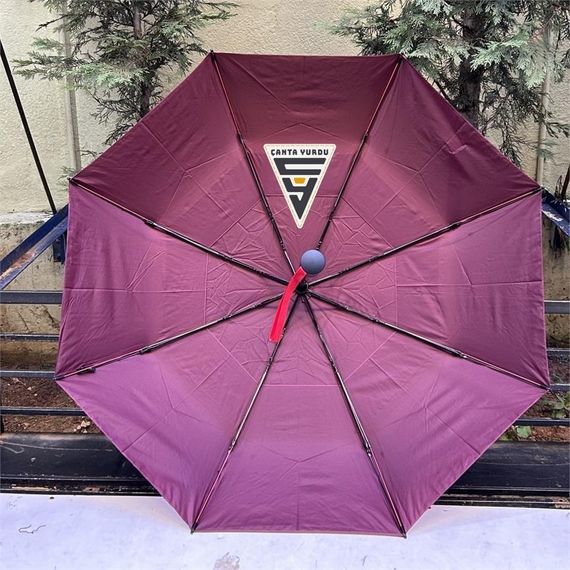 Marlux Tam Otomatik Premio2 Şemsiye 120 Km Bordo - fotoğraf 3