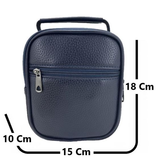 Ççs London 31500 Vegan Deri Omuz Askılı El Çantası Lacivert - photo 2