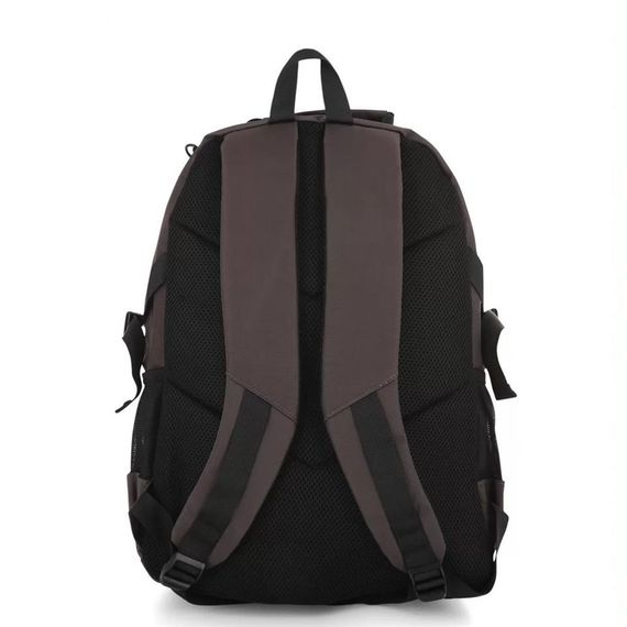 Рюкзак для школы Young 51541 серая в два основных отделения, множество карманов, регулируемые лямки, размеры: 30x45x15 см, материал: полиэстер - фото 4